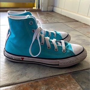 SOLD Kids size 2 high top converse